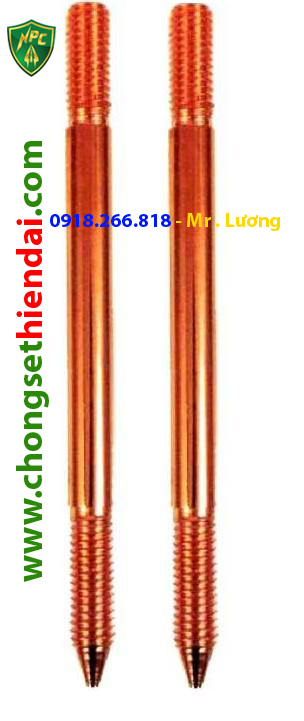 Cọc tiếp địa thép mạ đồng Ramratna - Ấn Độ