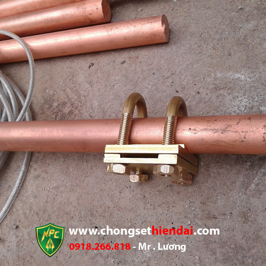 Cọc tiếp địa thép mạ đồng - Ấn Độ