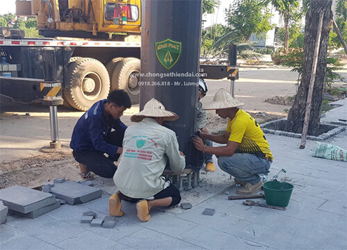 Cột thép monopole, cột anten ngụy trang, cột thu sét ngụy trang