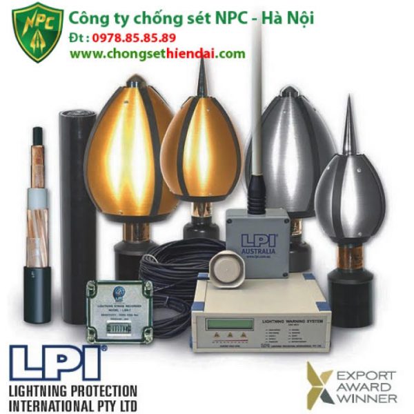 Sản phẩm chống sét của hãng LPI - Úc